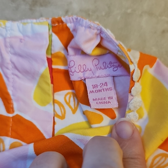 Colorful Citrus Print Baby Romper - Picture 2 of 3